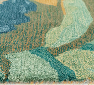 Trans Ocean Corsica 9149/03 Panorama Blue Area Rug by Liora Manne 