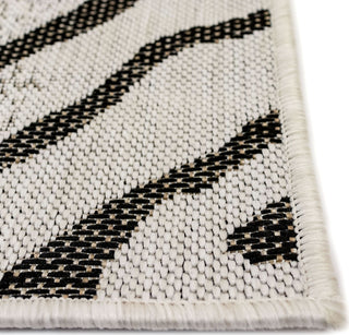 Trans Ocean Carmel 8431/12 Zebra Beige Area Rug by Liora Manne 