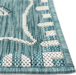 Trans Ocean Carmel 8440/04 Dragonfly Blue Area Rug by Liora Manne 