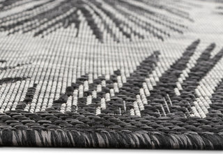 Trans Ocean Carmel 8474/48 Fronds Black Area Rug by Liora Manne 
