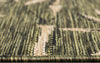 Trans Ocean Carmel 8488/06 Bamboo Border Green Area Rug Pile Image