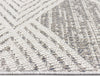 Trans Ocean Dunes 6688/38 Modern Diamond Silver Area Rug Pile Image