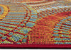 Trans Ocean Esencia 8035/17 Circles Saffron Area Rug Pile Image