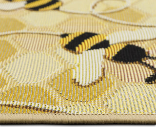 Trans Ocean Esencia 9585/09 Bee Free Honey Area Rug Pile Image