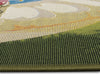 Trans Ocean Esencia 9588/06 Bathing Birdies Green Area Rug Pile Image