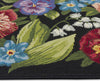 Trans Ocean Esencia 9589/48 Secret Garden Black Area Rug Pile Image