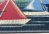 Trans Ocean Esencia 9601/03 See Spot Sail Blue Area Rug Pile Image