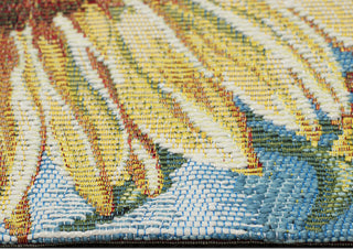 Trans Ocean Esencia 9607/03 Sunny Day Blue Area Rug Pile Image