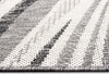 Trans Ocean Malibu 8222/47 Waves Charcoal Area Rug Pile Image