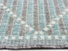 Trans Ocean Malibu 8225/04 Checker Diamond Aqua Area Rug Pile Image