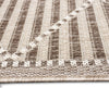 Trans Ocean Malibu 8225/12 Checker Diamond Neutral Area Rug Pile Image