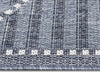 Trans Ocean Malibu 8225/33 Checker Diamond Navy Area Rug Pile Image