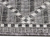 Trans Ocean Malibu 8225/47 Checker Diamond Charcoal Area Rug Pile Image