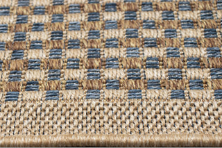 Trans Ocean Monterey 8386/03 Basket Blue Area Rug Pile Image