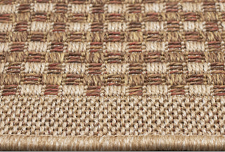 Trans Ocean Monterey 8386/24 Basket Terracotta Area Rug Pile Image