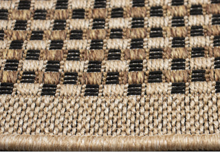 Trans Ocean Monterey 8386/48 Basket Black Area Rug Pile Image