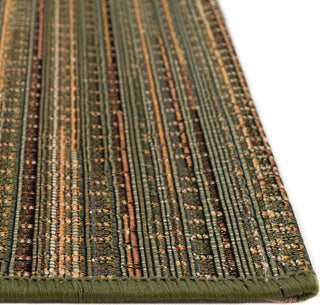 Trans Ocean Marina 8052/06 Stripes Green Area Rug by Liora Manne 