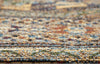 Trans Ocean Esencia 8057/09 Tribal Stripe Gold Area Rug Pile Image