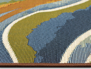 Trans Ocean Marina 8150/44 Tides Multi Area Rug Pile Image