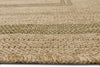 Trans Ocean Sahara 7185/06 Multi Border Green Area Rug Pile Image