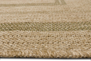 Trans Ocean Sahara 7185/06 Multi Border Green Area Rug Pile Image