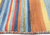 Trans Ocean Sonoma 6258/14 Malibu Stripe Orange Area Rug by Liora Manne 