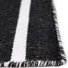 Trans Ocean Sorrento Pinstripe Black Area Rug by Liora Manne 