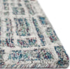 Trans Ocean Savannah 9512/04 Grid Blue Area Rug by Liora Manne 