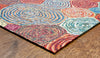 Trans Ocean Visions III Giant Swirls Red Area Rug by Liora Manne 