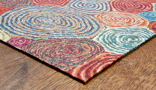 Trans Ocean Visions III Giant Swirls Red Area Rug by Liora Manne 