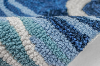 Trans Ocean Capri Jelly Fish Blue Area Rug by Liora Manne 