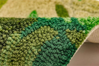 Trans Ocean Capri Palm Leaf Green Area Rug by Liora Manne 