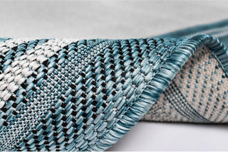 Trans Ocean Carmel 8425/04 Multi Border Blue Area Rug by Liora Manne 