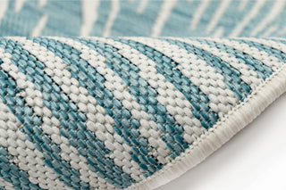 Trans Ocean Carmel 8439/04 Palm Blue Area Rug by Liora Manne 