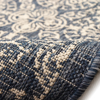 Trans Ocean Carmel 8476/33 Antique Tile Navy Area Rug by Liora Manne 