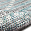 Trans Ocean Malibu 8225/04 Checker Diamond Aqua Area Rug Roll Image