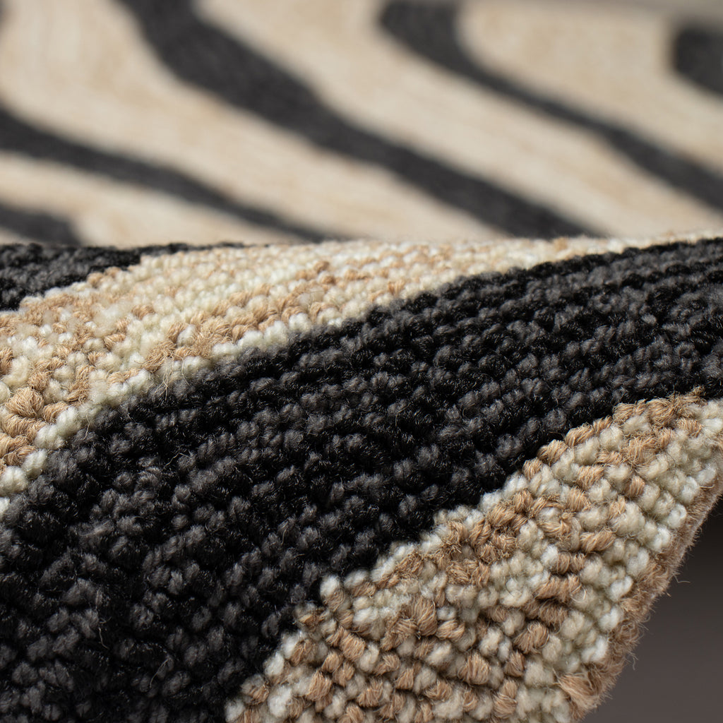 Trans Ocean Ravella Zebra Black Area Rug by Liora Manne – Incredible ...