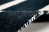 Trans Ocean Sorrento Pinstripe Black Area Rug by Liora Manne 