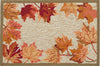 Trans Ocean Ravella 2303/12 Falling Leaves Border Natural Area Rug 