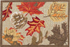 Trans Ocean Ravella 2304/12 Falling Leaves Natural Area Rug 