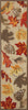 Trans Ocean Ravella 2304/12 Falling Leaves Natural Area Rug Runner Image