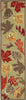 Trans Ocean Ravella 2304/16 Falling Leaves Moss Area Rug Runner Image