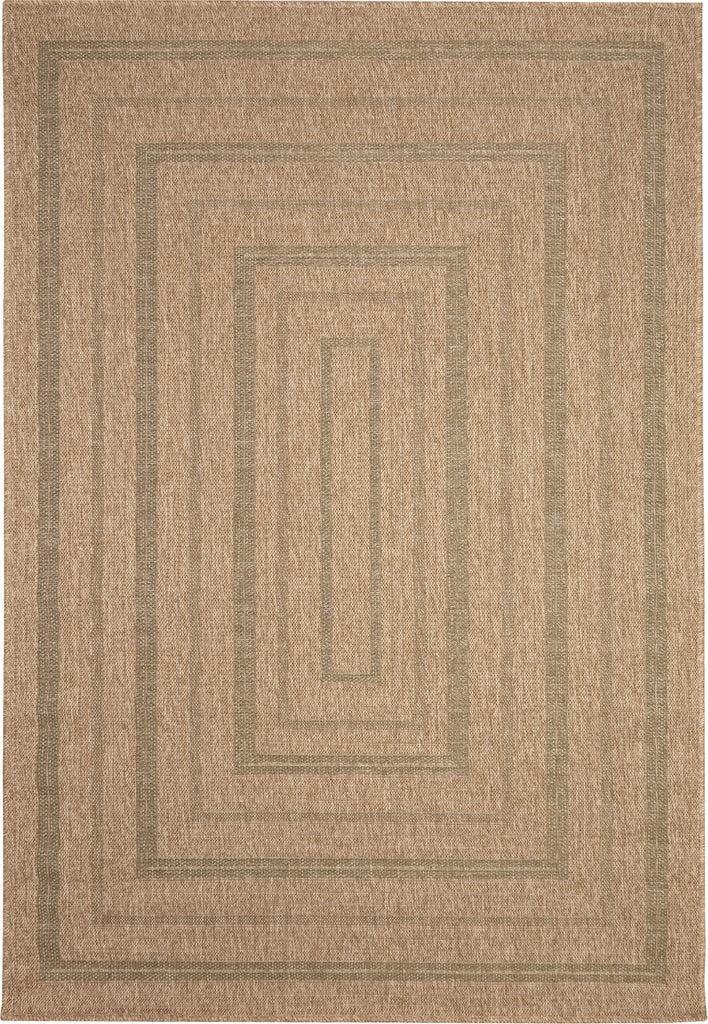 Trans Ocean Sahara 7185/06 Multi Border Green Area Rug main image