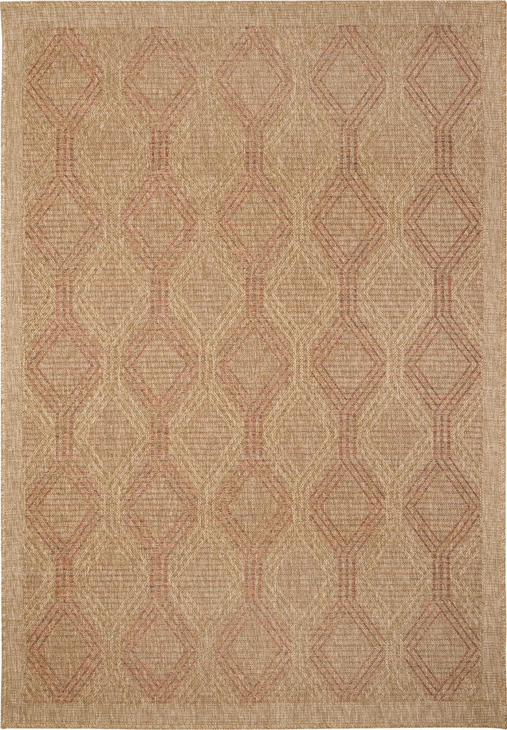 Trans Ocean Sahara 7186/14 Links Terracotta Area Rug main image