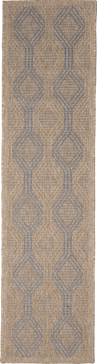 Trans Ocean Sahara 7186/33 Links Navy Area Rug Runner Image