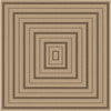 Trans Ocean Sahara 7185/12 Multi Border Natural Area Rug Switch