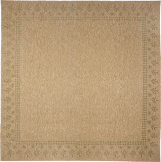 Trans Ocean Sahara 7188/06 Block Print Border Green Area Rug Switch