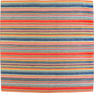 Trans Ocean Sonoma 6258/14 Malibu Stripe Orange Area Rug by Liora Manne 