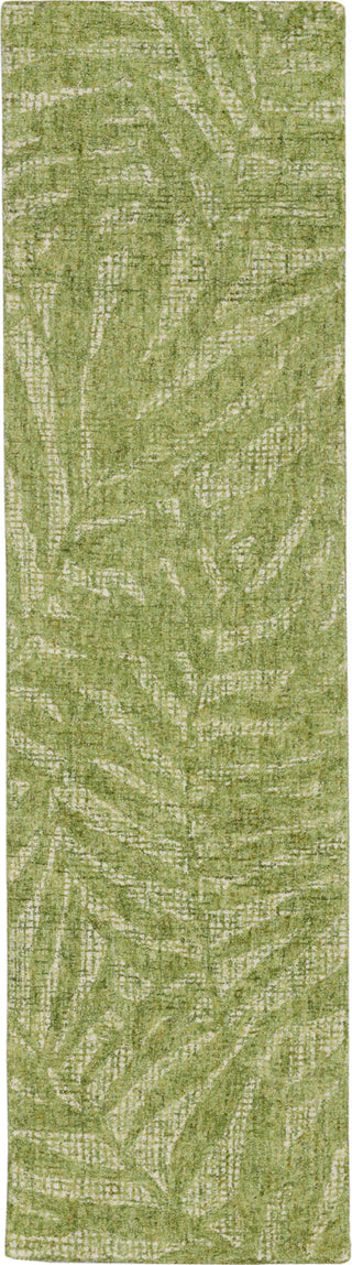 Trans Ocean Savannah 9500/06 Olive Branches Green Area Rug Runner Image