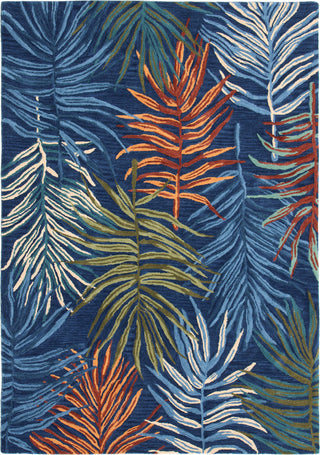 Trans Ocean Tivoli 8128/33 La Palma Navy Area Rug main image